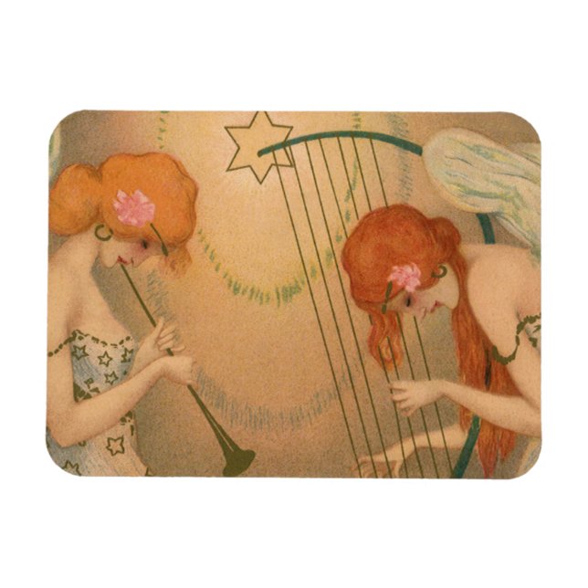 Íman Músicos vitorianos de anjo, músicos vitorianos, Fl (Horizontal)