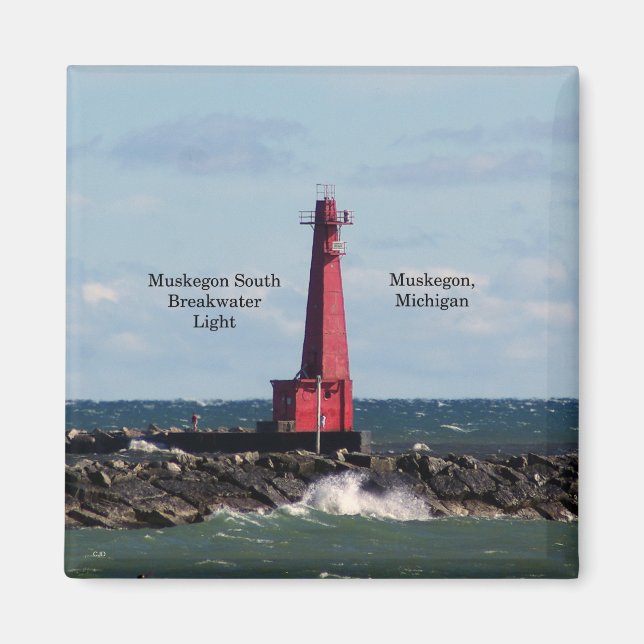 Íman Muskegon South Breakwater (Frente)