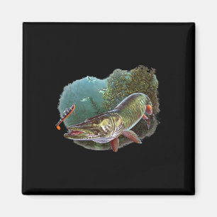 Íman Muskie Hunter Musky Pescador Voa Pescaria Nov