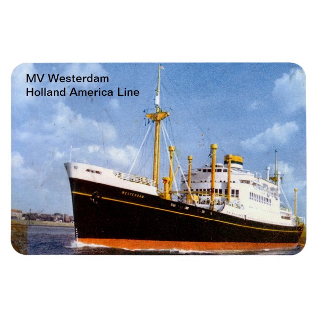 Íman MV Westerdam, Holland America Line (Horizontal)
