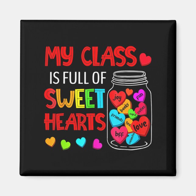 Íman My Cl Is Full Of Sweethearts Valentines Day F  (Frente)