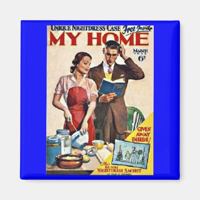 Íman "My Home, 1933" RETRO MAGNET (Frente)