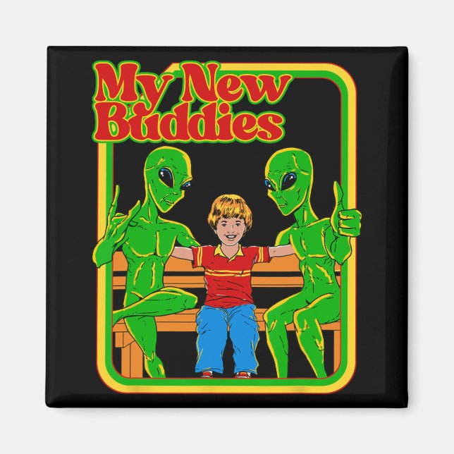 Íman My New Buddies Funny Vintage Child Game  (Frente)