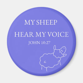 Íman My Sheep Hear My Voice Magnet