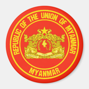 Íman Myanmar Round Emblem
