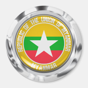 Íman Myanmar Round Emblem