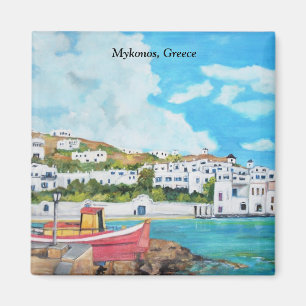 Íman Mykonos, piscina - ímã