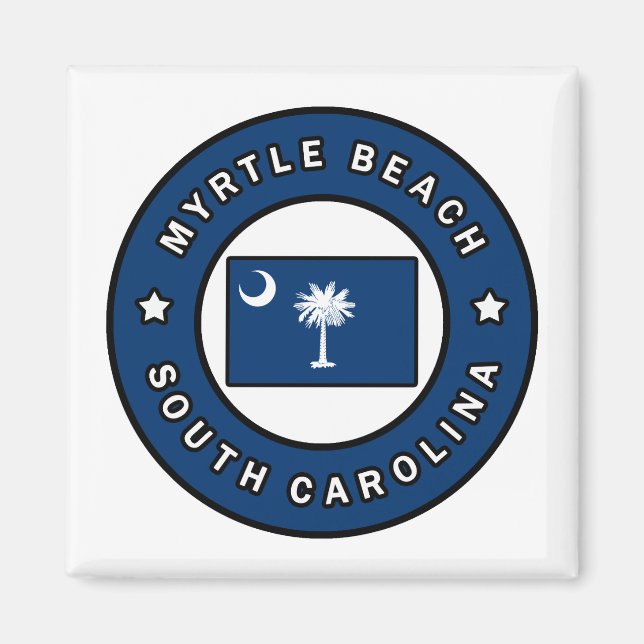 Íman Myrtle Beach Carolina do Sul (Frente)