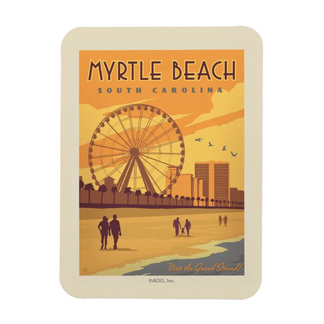 Íman Myrtle Beach | Carolina do Sul (Vertical)