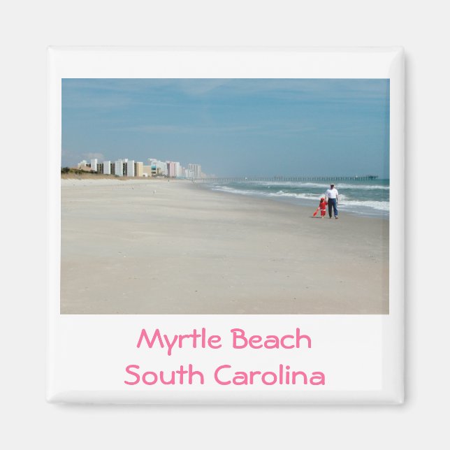 Íman Myrtle Beach, Carolina do Sul - imã (Frente)