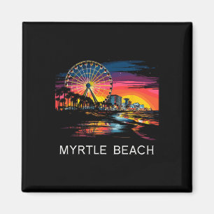 Íman Myrtle Beach South Carolina Camisa Skirt Ocean R
