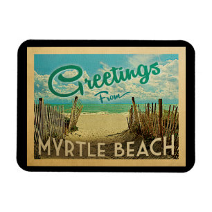 Íman Myrtle Beach Viagens vintage
