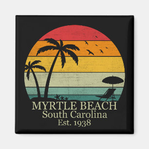 Íman Myrtle Beach Vintage Carolina do Sul