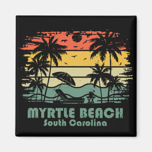 Íman Myrtle Beach Vintage Carolina do Sul