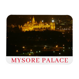 Íman Mysore Palace na imã de geladeira noturna