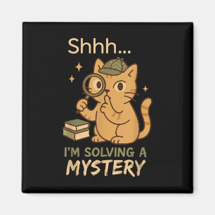 Íman Mystery Reader Bookish Sleuth Gift do Clube Crime