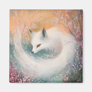 Íman Mystic Bloom Primavera Fox Watercolor