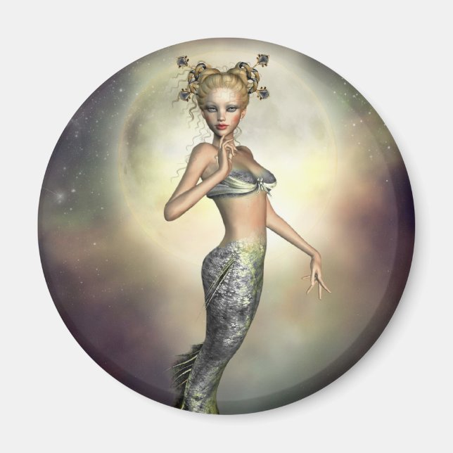 Íman Mystic Moon Mermaid (Frente)