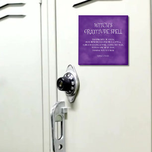 Íman Mystic Purple Fog Witch - Gratidão Espell Magnet