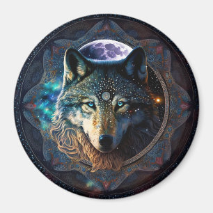 Íman Mystical Wolf Moon Mandala