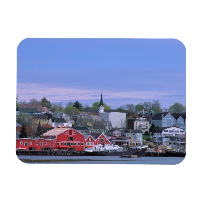 Íman N.A. Canadá, Nova Escócia. Uma vista de Lunenburg, (Horizontal)