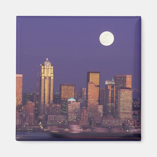 Íman N.A., EUA, Washington, Seattle Seattle Skyline (Frente)