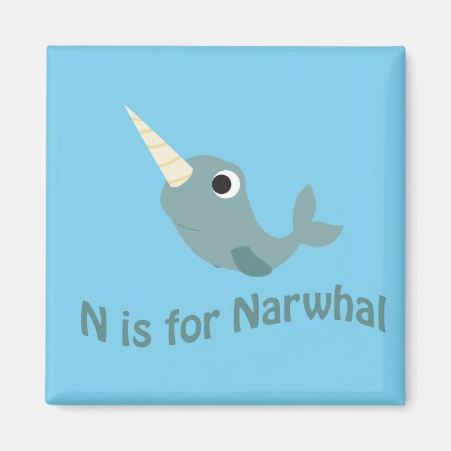 Íman N é para Narwhal (Frente)