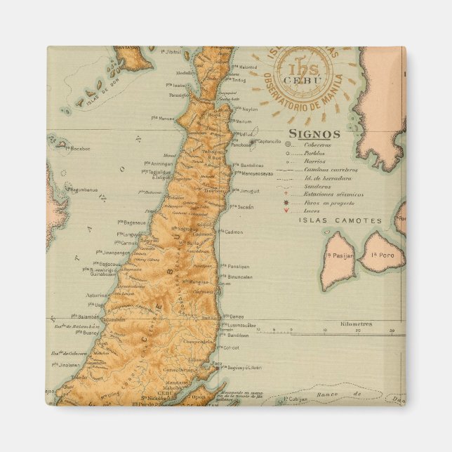 Íman n.o 22 Cebu (Frente)