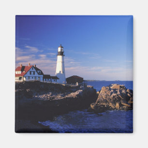 Íman NA, EUA, Maine. Farol de Portland Head.