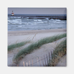 Íman NA, EUA, Michigan, Berrien County, Rua.