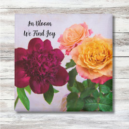 Íman Na Flora Encontramos Alegria Peônia E Rosas