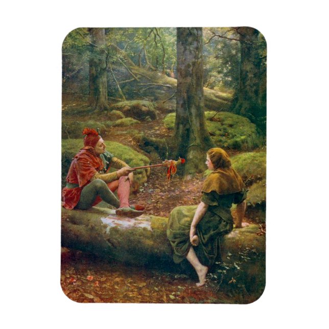 Íman Na Floresta de Arden, c. 1892 por John Collier (Vertical)