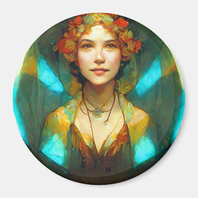 Íman Na Light Art Nouveau Fantasy (Frente)