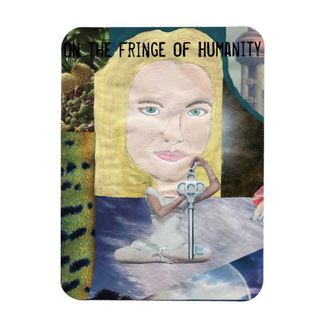 Íman Na Margem do Magneta Humanitário (Vertical)