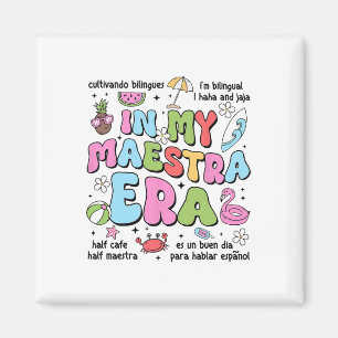 Íman Na Minha Era de Maestra Professora Bilíngue Espanh