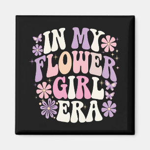 Íman Na Minha Era de Menina de Flores Flor Retro Groovy
