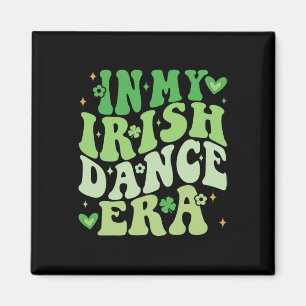 Íman Na Minha Era Irlandesa Da Dança Groovy Shamrock Da