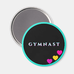 Íman Na moda Gymnast Black Teal