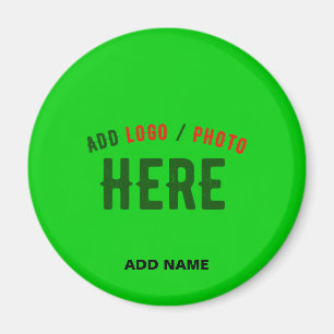 ÍMAN NA MODA MODERNO PERSONALIZADO VERDE LIMÃO VERIFICA