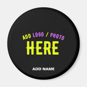 ÍMAN NA MODA MODERNO PERSONALIZÁVEL NEGRO VERIFICADO CO