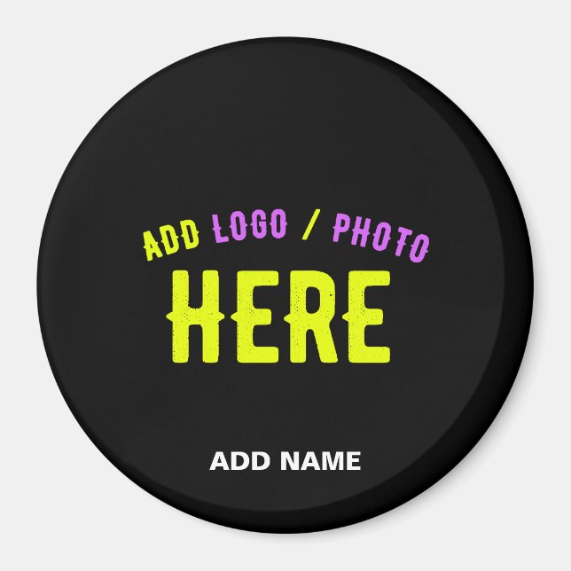 ÍMAN NA MODA MODERNO PERSONALIZÁVEL NEGRO VERIFICADO CO (Frente)