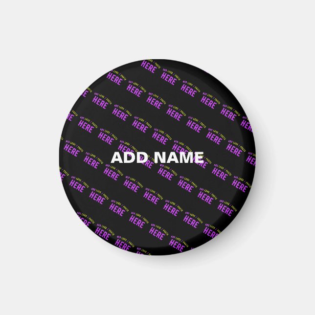 ÍMAN NA MODA MODERNO PERSONALIZÁVEL NEGRO VERIFICADO CO (Frente)