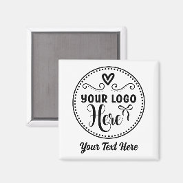 Íman Na moda personalizado Logotipo moderno de Marca