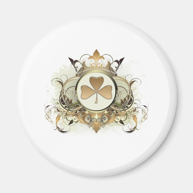 Íman Na moda Shamrock (Frente)