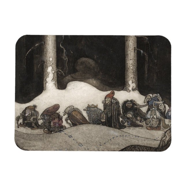 Íman Na Noite de Natal, 1913, por John Bauer (Horizontal)