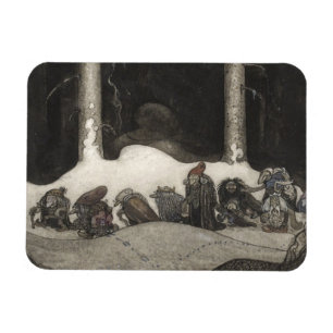 Íman Na noite de Natal de 1913, por John Bauer