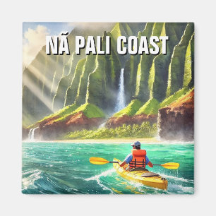 Íman Nā Pali Coast Kauai Hawaii Viagem Kayak