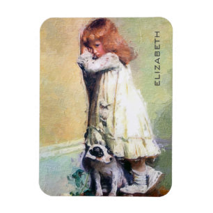 Íman Na pintura a óleo do vintage da desonra