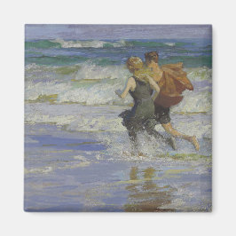 Íman Na praia (por Edward Henry Potthast)