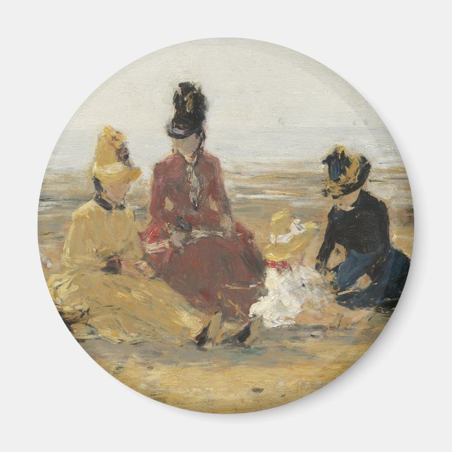 Íman Na praia, Trouville | 1887 (Frente)